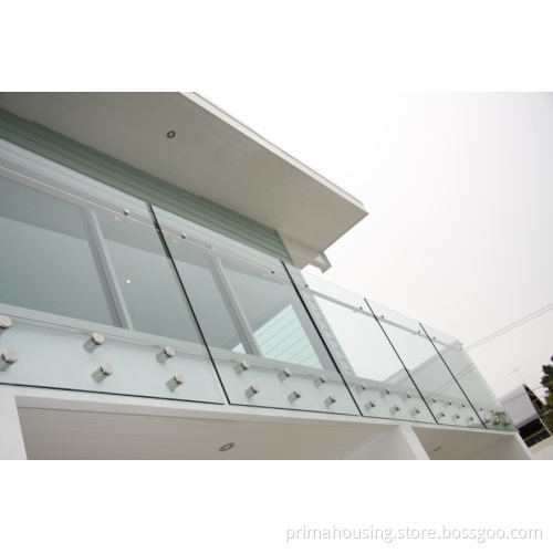 Patch Fitting Frameless Glass Balustrade/Glass Railing (PR-1012)